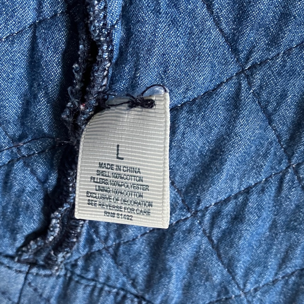 Blue Quilted Jacket - Picture 3 of 5